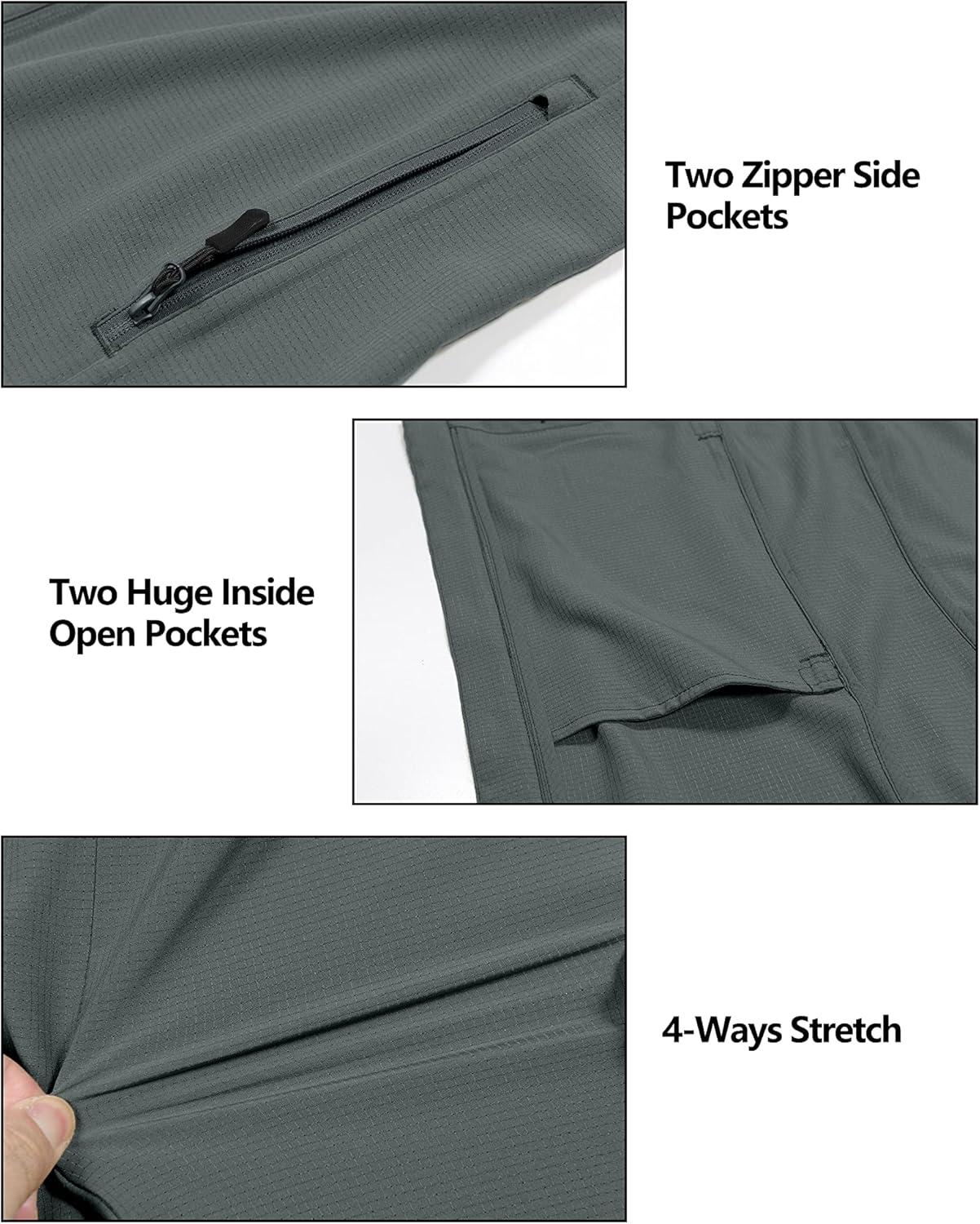 imageLittle Donkey Andy Womens Sun Protection Hoodie Jackets Long Sleeve UPF50 Shirts Hiking Travel Camp Air Holes Full ZipSteel Grey