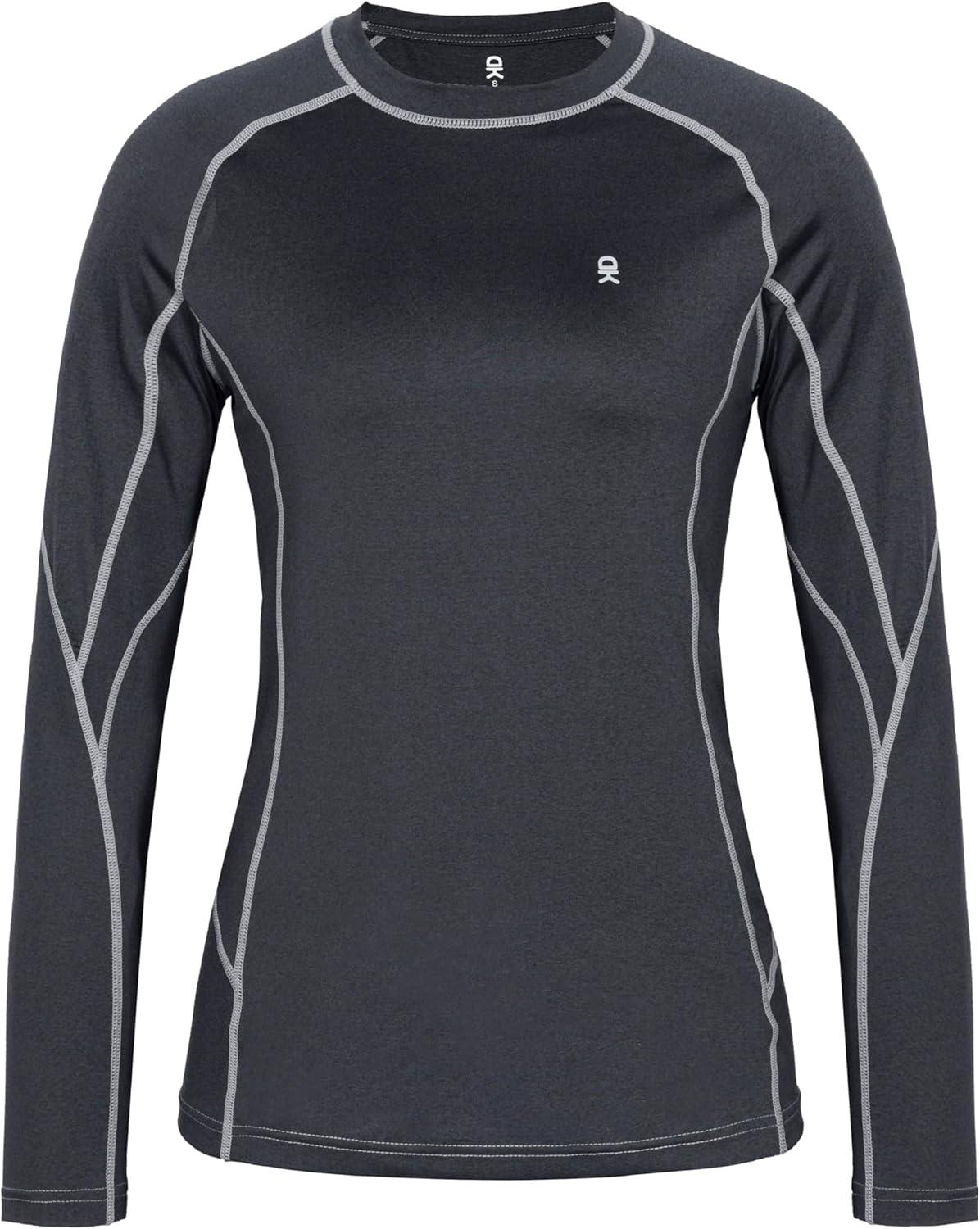 imageLittle Donkey Andy Womens Thermal Underwear Sets Lightweight Warm Base Layers Quick Dry Wicking Top and Bottom for Winter1 Black