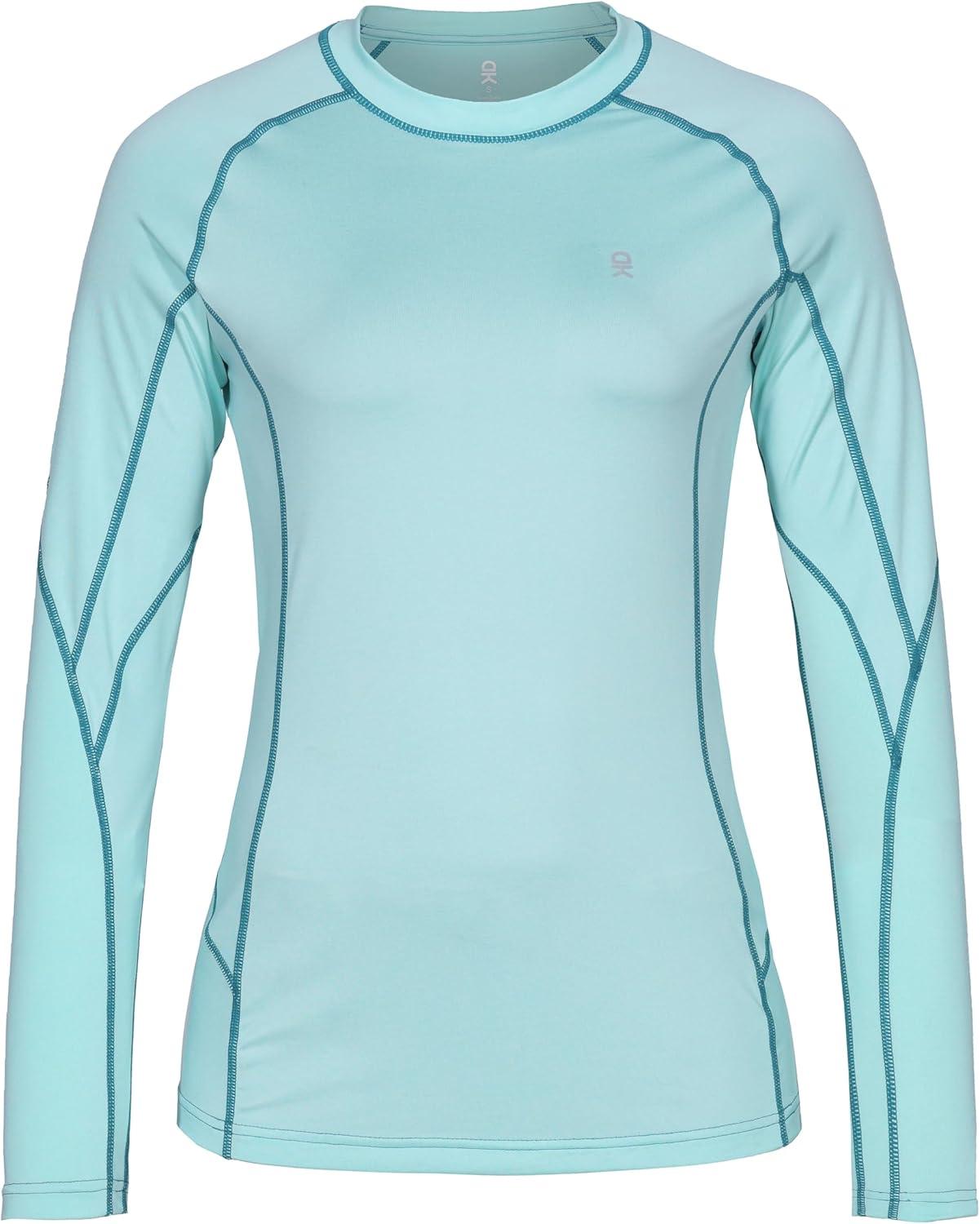 imageLittle Donkey Andy Womens Thermal Underwear Sets Lightweight Warm Base Layers Quick Dry Wicking Top and Bottom for Winter5 Blue