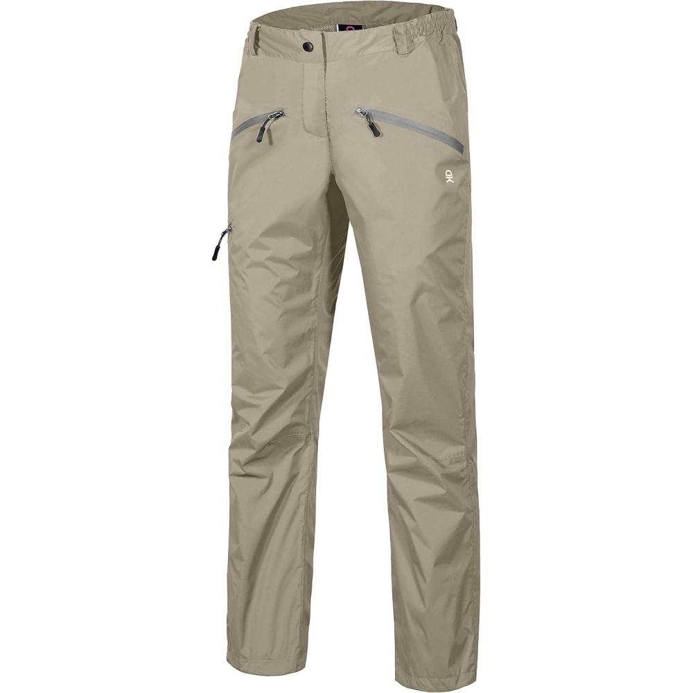imageLittle Donkey Andy Womens Lightweight Waterproof Rain Pants Breathable Hiking Pants for Outdoor FishingA04 Rock Gray