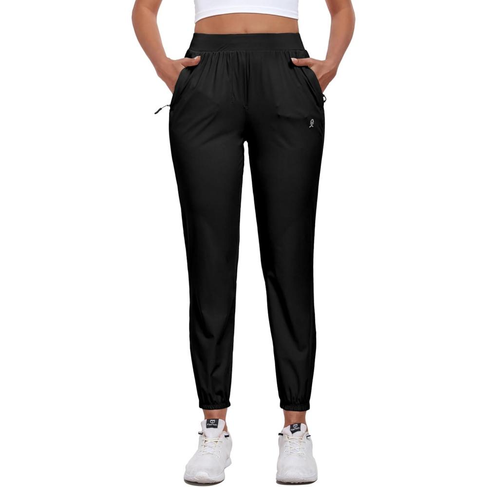 imageLittle Donkey Andy Womens UltraStretch Pants Breathable Quick Dry Lightweight Pants for Active Travel HikingBlack