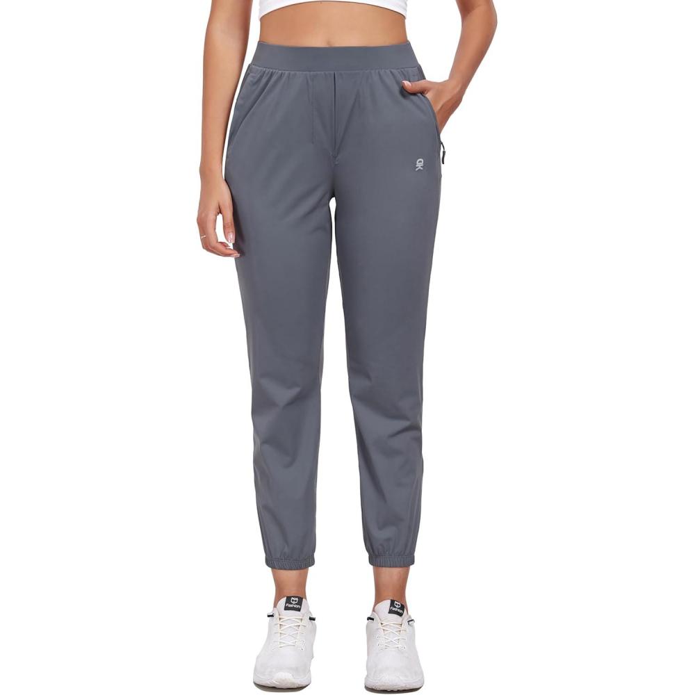 imageLittle Donkey Andy Womens UltraStretch Pants Breathable Quick Dry Lightweight Pants for Active Travel HikingDark Gray