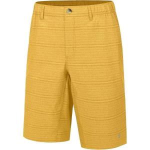 Little Donkey Andy Men’s 12 Inch Bermuda Shorts, UPF 50 Stretch Golf Shorts for Casual(Yellow)