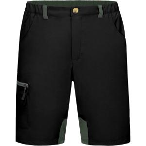 Little Donkey Andy Men’s Golf Hiking Cargo Shorts Quick Dry Stretch Lightweight Outdoor Shorts with Zipper Pockets,9 Inch