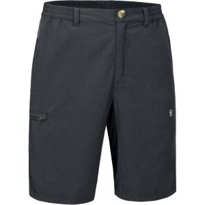 Little Donkey Andy Men’s Golf Shorts Quick Dry Lightweight Breathable Casual Short with Elastic Waist 3 Pockets for Hiking(Black Heather)