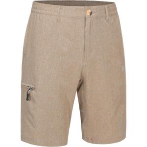 Little Donkey Andy Men’s Golf Shorts Quick Dry Lightweight Breathable Casual Short with Elastic Waist 3 Pockets for Hiking(Greige Heather)