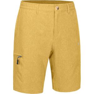 Little Donkey Andy Men’s Golf Shorts Quick Dry Lightweight Breathable Casual Short with Elastic Waist 3 Pockets for Hiking(Yellow Heather)