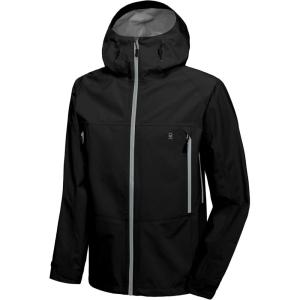 Little Donkey Andy Men’s High-performance 3L Hard Shell Waterproof Rain Jacket Breathable Rain Gear for Hiking,Travelling(C1.black【high Performance】)