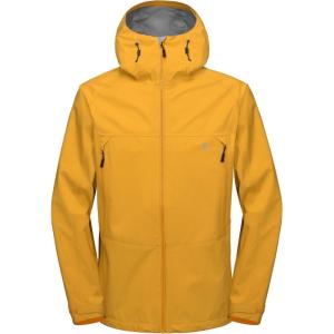 Little Donkey Andy Men’s High-performance 3L Hard Shell Waterproof Rain Jacket Breathable Rain Gear for Hiking,Travelling(C5.yellow【high Performance】)