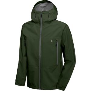 Little Donkey Andy Men’s High-performance 3L Hard Shell Waterproof Rain Jacket Breathable Rain Gear for Hiking,Travelling(C9.deep Green【high Performance】)