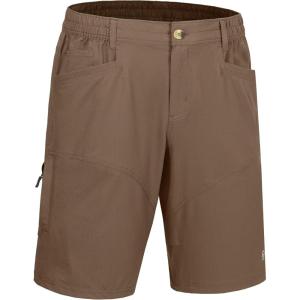 Little Donkey Andy Men’s Hiking Cargo Shorts Quick Dry Waterproof Lightweight Golf Shorts Stretch Casual Short with 9 Pockets(Brown)