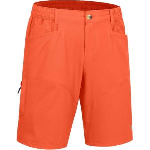 Little Donkey Andy Men’s Hiking Cargo Shorts Quick Dry Waterproof Lightweight Golf Shorts Stretch Casual Short with 9 Pockets(Vermillion Orange)