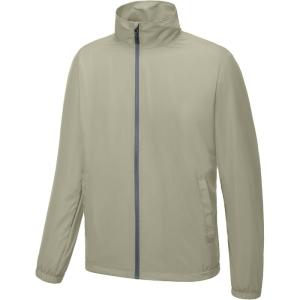 Little Donkey Andy Men’s Lightweight Breathable Windbreaker Golf Jacket UPF50+ Windproof Outdoor Running Coat(Stand Collar-khaki)