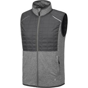 Little Donkey Andy Men’s Lightweight Golf Vest Warm Outdoor Sleeveless Jacket for Hiking Travel Running Casual(2. Gray)