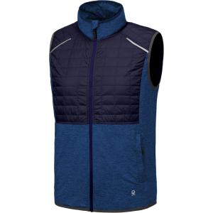 Little Donkey Andy Men’s Lightweight Golf Vest Warm Outdoor Sleeveless Jacket for Hiking Travel Running Casual(3. Navy Blue)