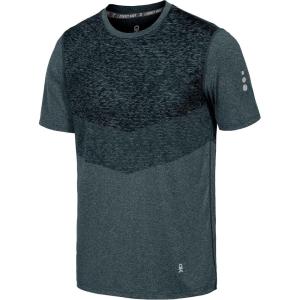 Little Donkey Andy Men’s Quick Dry Sweat Wicking Stretch Short Sleeve T-Shirt UV Protection Workout Running Hiking Tee(Black Heather)