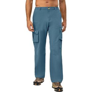 Little Donkey Andy Men’s Quick Dry UPF 50+ Cargo Pants, Stretch Lightweight Outdoor Hiking Pants(Gray Dawn)