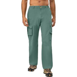 Little Donkey Andy Men’s Quick Dry UPF 50+ Cargo Pants, Stretch Lightweight Outdoor Hiking Pants(Sage)