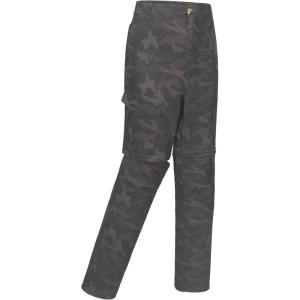 Little Donkey Andy Men’s Stretch Convertible Pants, Zip-Off Quick-Dry Hiking Pants, UV Protection, Lightweight(One Zip-off- Camo Black)