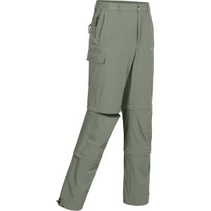 Little Donkey Andy Men’s Stretch Convertible Pants, Zip-Off Quick-Dry Hiking Pants, UV Protection, Lightweight(Two Zip-off-olive)