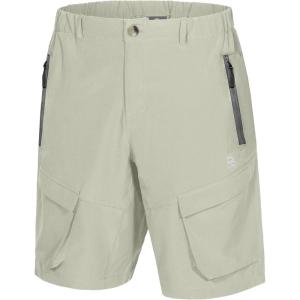 Little Donkey Andy Men’s Stretch Quick Dry Cargo Shorts for Hiking, Camping, Travel(Khaki)