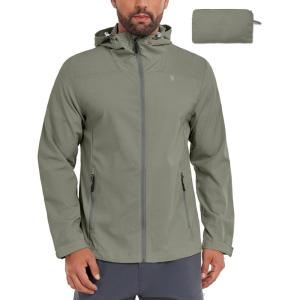 Little Donkey Andy Men’s UPF 50+ Sun Protection Hoodie Jacket Lightweight Full Zip Hoodies Long Sleeve Shirts Hiking Fishing(Loden Green)