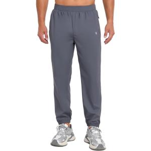 Little Donkey Andy Men’s Ultra-Stretch Pants Breathable Quick Dry Lightweight Pants for Active Travel Hiking(Dark Gray)