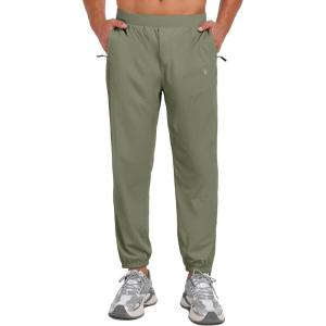 Little Donkey Andy Men’s Ultra-Stretch Pants Breathable Quick Dry Lightweight Pants for Active Travel Hiking(Sage)