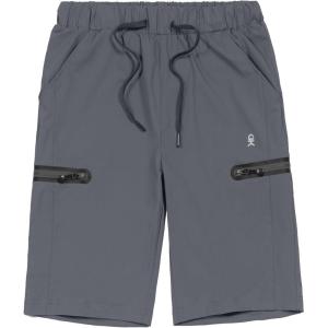 Little Donkey Andy Men’s Ultra-Stretch Quick Dry Lightweight Bermuda Shorts Drawstring Zipper Pocket Hiking Travel Golf(Gray)