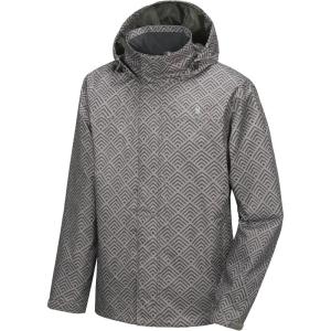 Little Donkey Andy Men’s Waterproof Rain Jacket Outdoor Lightweight Rain Shell Coat for Hiking,Golf,Travel(A19.dark Grey/Grey)