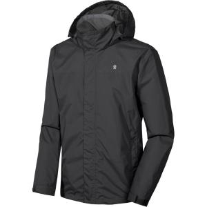 Little Donkey Andy Men’s Waterproof Rain Jacket Outdoor Lightweight Rain Shell Coat for Hiking,Golf,Travel(A1.black)