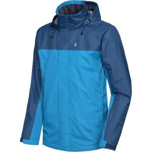 Little Donkey Andy Men’s Waterproof Rain Jacket Outdoor Lightweight Rain Shell Coat for Hiking,Golf,Travel(B2.blue Mirage/Aqua)