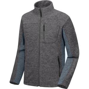 Little Donkey Andy Men’s Winter Warm Polar Fleece Golf Jacket Lightweight Thermal Hiking Running Travel Jacket(Dark Grey Heather)