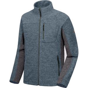 Little Donkey Andy Men’s Winter Warm Polar Fleece Golf Jacket Lightweight Thermal Hiking Running Travel Jacket(Stormy Weather Heather)
