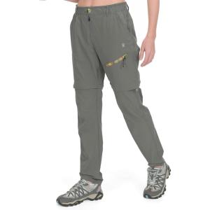Little Donkey Andy Women’s Hiking Pants Lightweight Convertible Zip-Off Pants Quick Dry UPF 50(Pants Silver Sage)