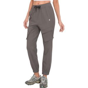 Little Donkey Andy Women’s Hiking Pants Lightweight Quick Dry Outdoor Running Cargo(Dark Gray)