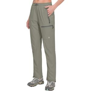 Little Donkey Andy Women’s Lightweight Quick Dry Cargo Hiking Pants UPF 50+ Stretch Travel Casual Trousers(A05. Sage)