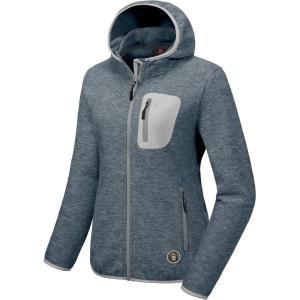 Little Donkey Andy Women’s Lightweight Warm Polar Fleece Running Jacket Hooded Full-Zip Thermal Coat Hiking Travel Casual(Light Grey Heather)