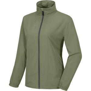 Little Donkey Andy Women’s Lightweight Windbreaker Jacket Breathable Windproof Jacket Hiking Running Golf UPF50+(B7.sage)