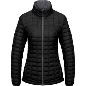 Little Donkey Andy Women’s Puffer Jacket, Lightweight Warm Hiking Jacket with Post-Consumer Synthetic Insulation(Upgrade Black)