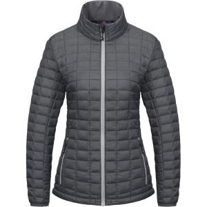 Little Donkey Andy Women’s Puffer Jacket, Lightweight Warm Hiking Jacket with Post-Consumer Synthetic Insulation(Upgrade Grey)