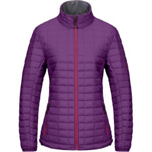 Little Donkey Andy Women’s Puffer Jacket, Lightweight Warm Hiking Jacket with Post-Consumer Synthetic Insulation(Upgrade Purple)