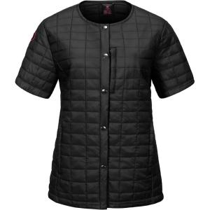 Little Donkey Andy Women’s Puffer Vest Cap Sleeve Quilted Lightweight Down Jacket for Hiking Travel(Black)
