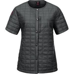 Little Donkey Andy Women’s Puffer Vest Cap Sleeve Quilted Lightweight Down Jacket for Hiking Travel(Grey)