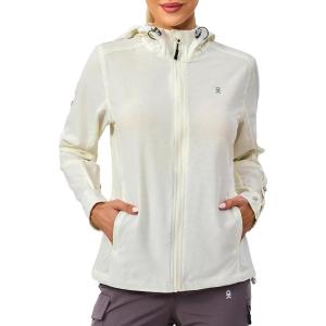 Little Donkey Andy Women’s UPF 50+ Hoodie Jackets Long Sleeve Breathable Lightweight Hiking Shirt, Air-Holes Tech