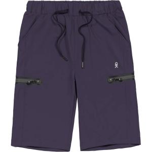 Little Donkey Andy Women’s Ultra Stretch Quick Dry Lightweight Bermuda Shorts Drawstring Zipper Pocket Hiking Travel Workout(A13. Dark Purple)