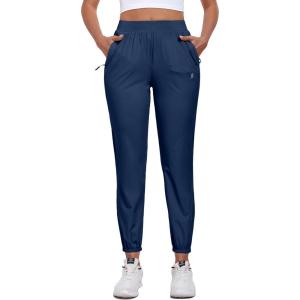 Little Donkey Andy Women’s Ultra-Stretch Pants Breathable Quick Dry Lightweight Pants for Active Travel Hiking(Deep Blue)