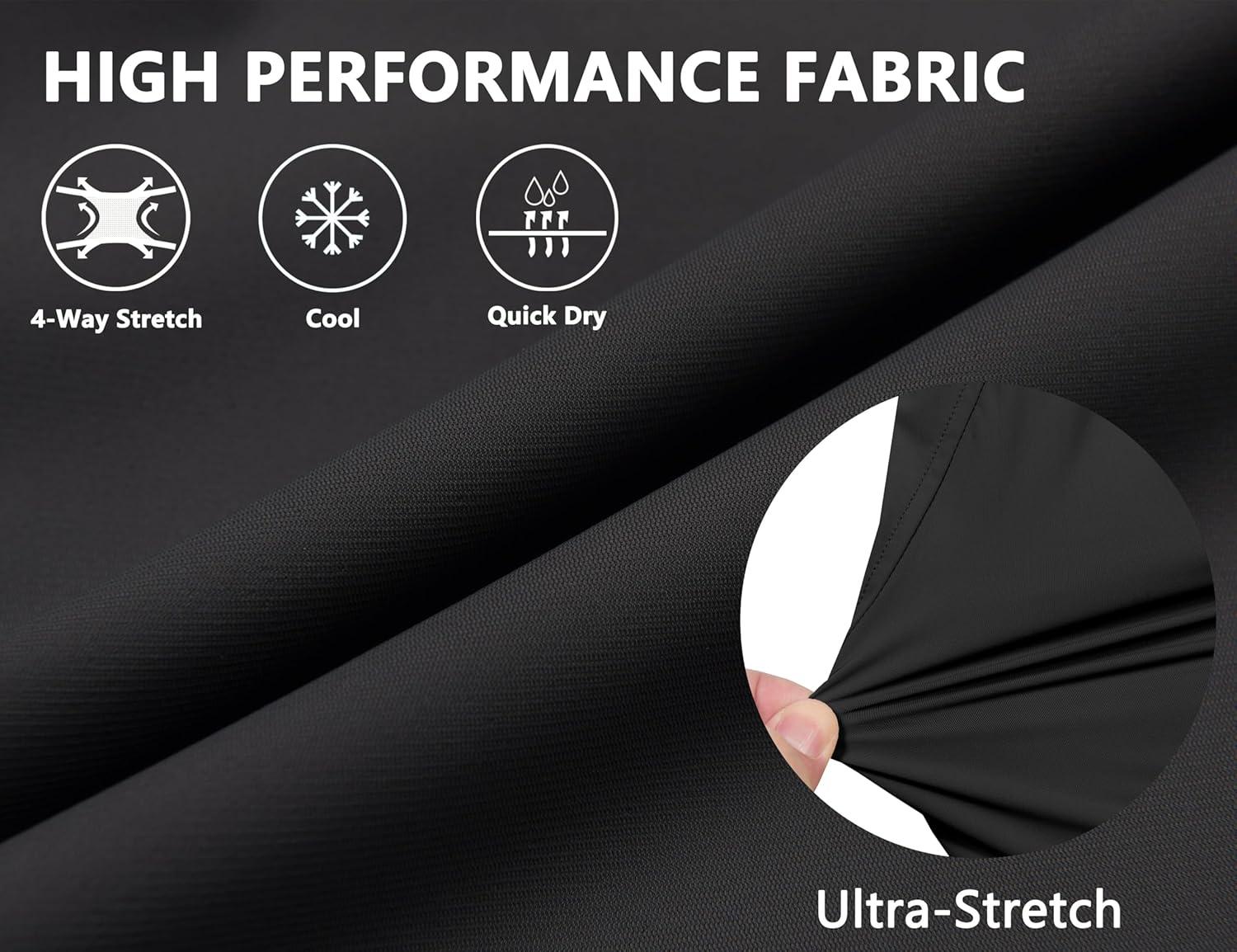 imageLittle Donkey Andy Mens Athletic Running Shorts Lightweight QuickDry Breathable Gym Shorts with Mesh Liner1black
