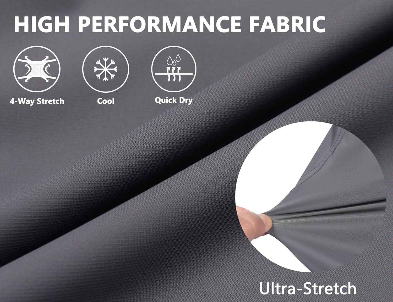 imageLittle Donkey Andy Mens Athletic Running Shorts Lightweight QuickDry Breathable Gym Shorts with Mesh Liner2gray