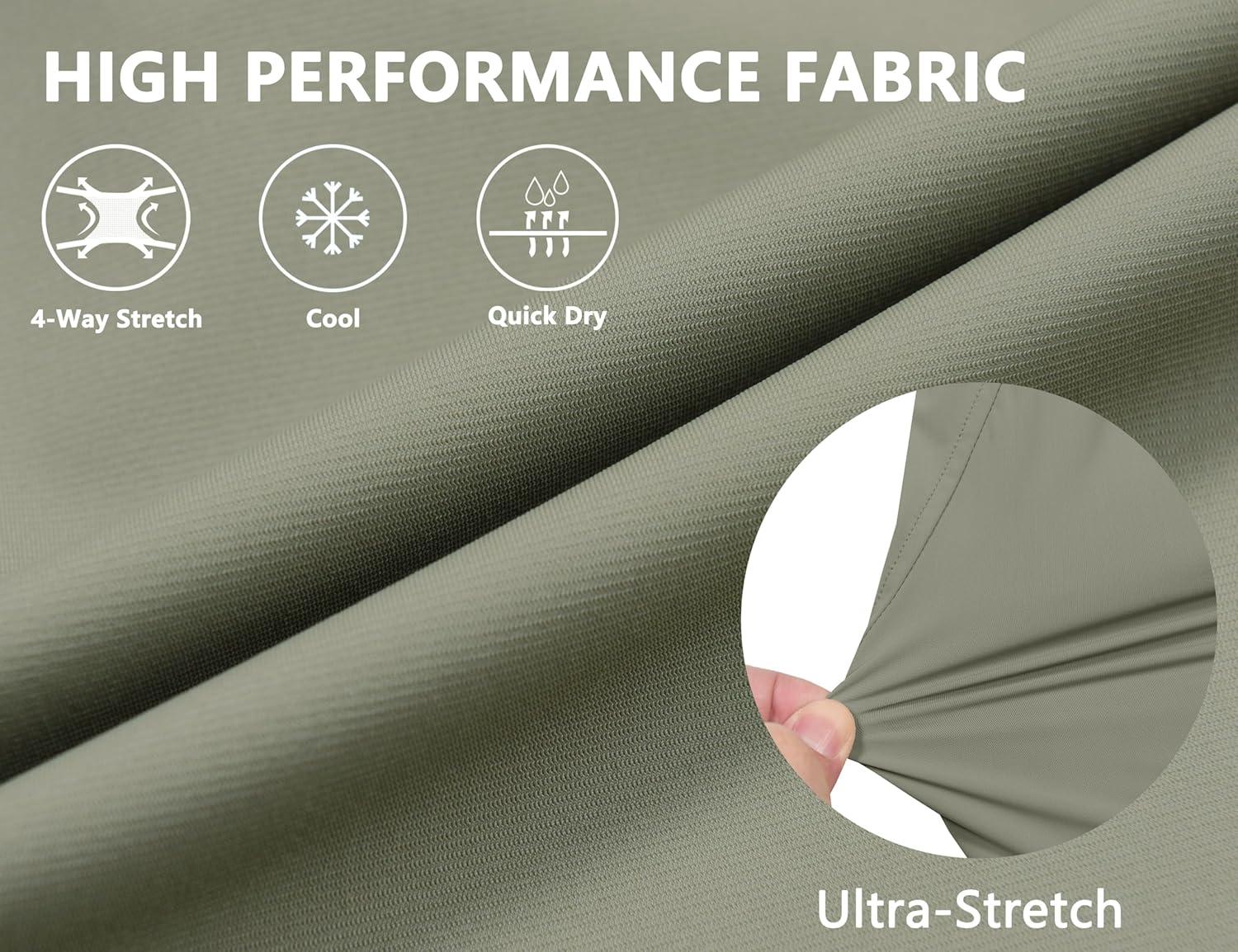 imageLittle Donkey Andy Mens Athletic Running Shorts Lightweight QuickDry Breathable Gym Shorts with Mesh Liner4sage